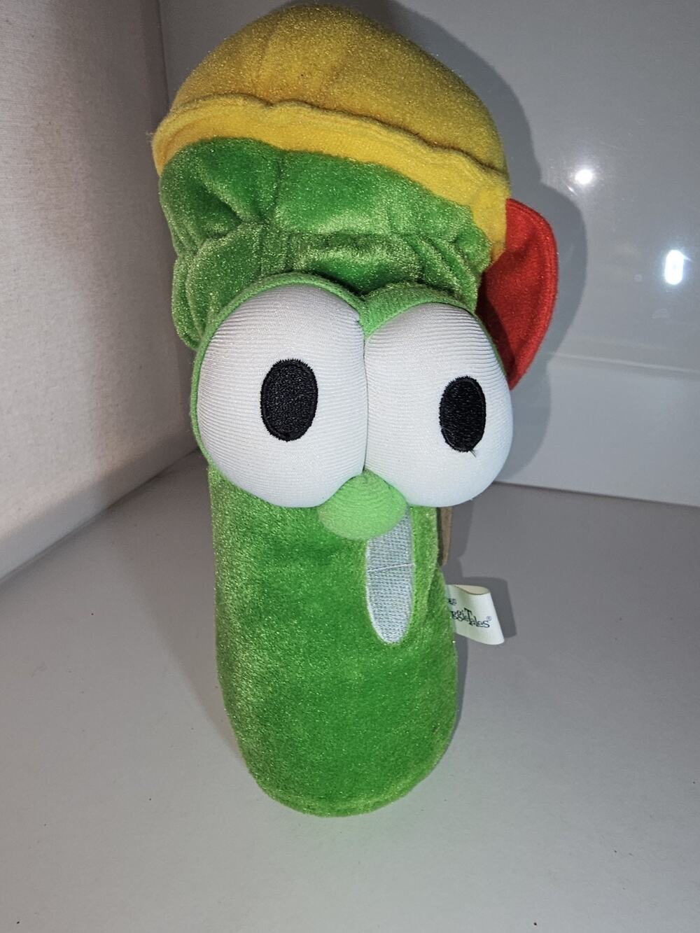 Asparagus Veggie Tales 8 Inch Plush Silver Dollar City Exclusive And Logo